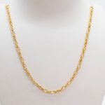 Charming 1gm Gold Plated Chain MC-0440