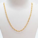 Classic 1gm Gold Plated Chain MC-0434