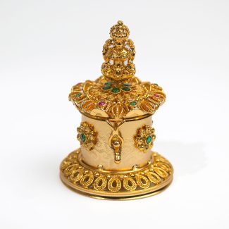 Goddess Lakshmi Rajwadi Multi Color Kumkum Sindhur Dani 1