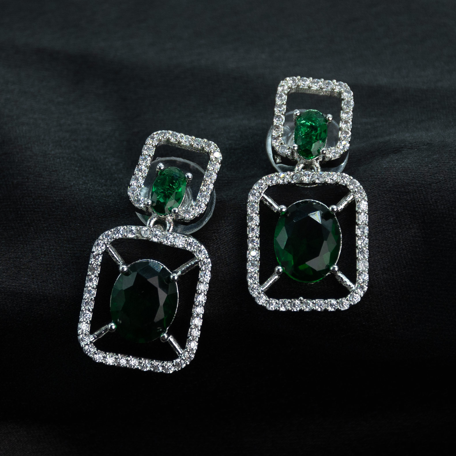 oxidised-silver-plated-earrings-aderin0503-black oxidised-silver-plated-earrings-aderin0503-black