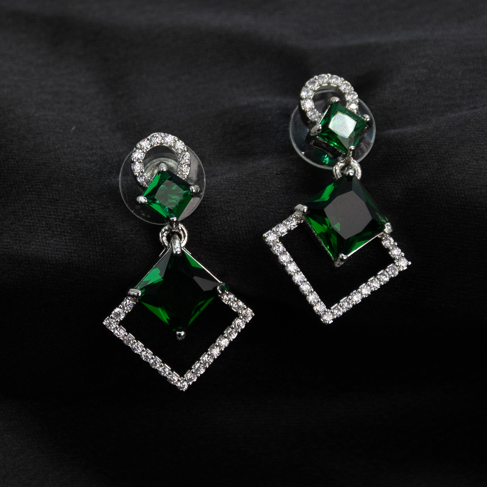 oxidised-silver-plated-earrings-aderin0506-black oxidised-silver-plated-earrings-aderin0506-black