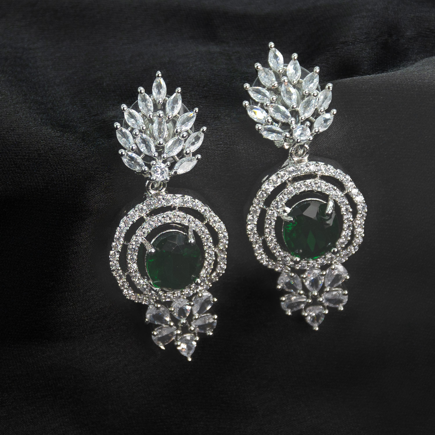 oxidised-silver-plated-earrings-aderin0507-black oxidised-silver-plated-earrings-aderin0507-black