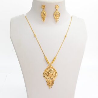 Classic Mala Pendant & Earrings Set  MAC-0521