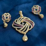 Premium American Diamond Pendant Set for Timeless Elegance PS-0735