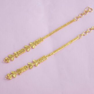 Gold-Plated Classic Ear Cuff Chains  (ERINC-0774)