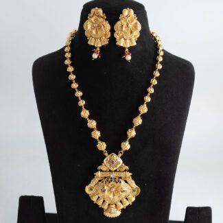 Rajasthani Style Multi-Strand Mala Necklace Set (SETN-0780)
