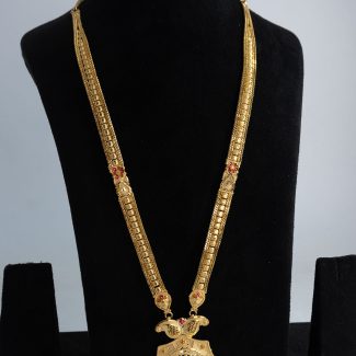 Elegant Gold-Plated Traditional Jewellery SET-0836