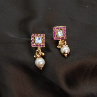 Stunning American Diamond Stud Earrings TOP-0199