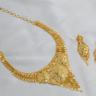Royal Forming Shot Temple Necklace Set