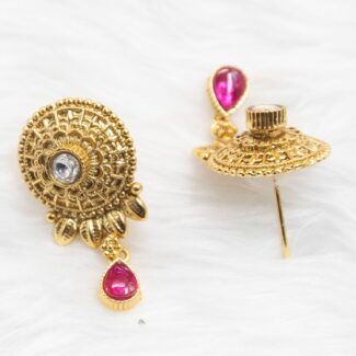 Gold-Plated Long Mangalsutra with Black Beads
