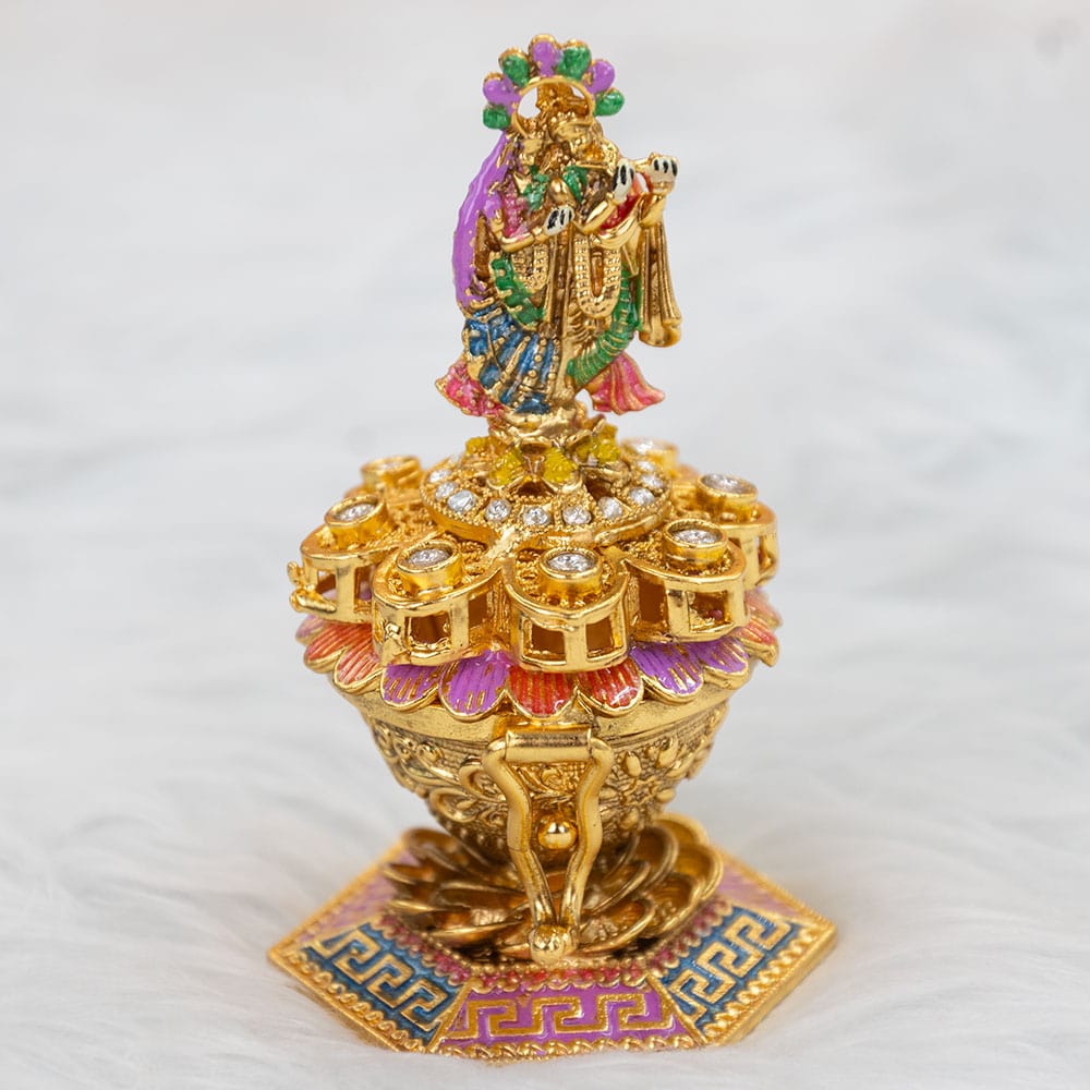 Traditional Meenakari Gold Plated Sindurdani Traditional Meenakari Gold Plated Sindurdani