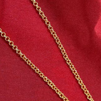 Sparkling AD Gold Pendant Set