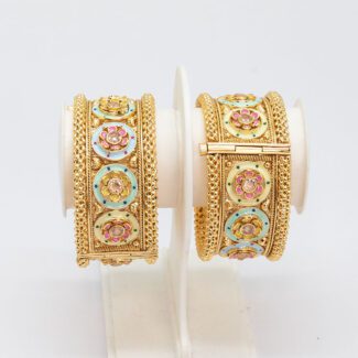 "Elegant Meena Bangles – Traditional Craftsmanship with a Modern Twist" MA-BNG0538