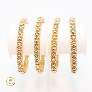 Royal Gold Plated Rajwadi Bangles ✨BNG-0070