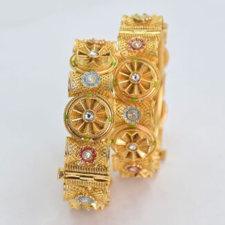 "Elegant Meena Bangles – Traditional Craftsmanship with a Modern Twist" MNB-1165